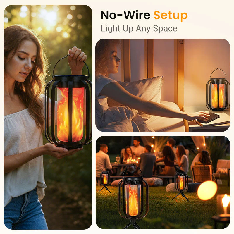 ✨4 Modes Solar Lantern Outdoor Light