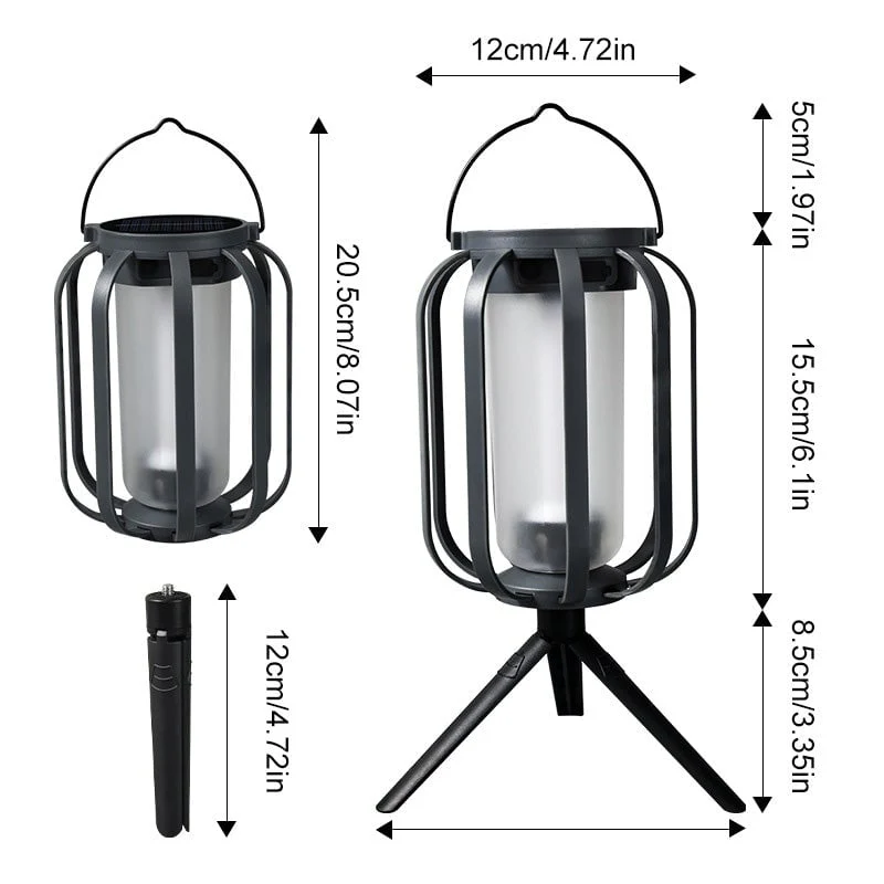 ✨4 Modes Solar Lantern Outdoor Light