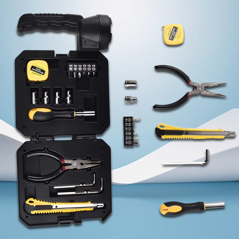 🔦🧰 Super Bright Handheld Spotlight Flashlight with Toolkit