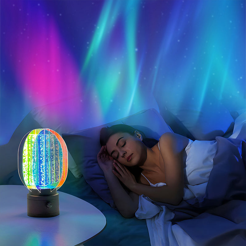 Rotating Romantic Aurora Night Lamp