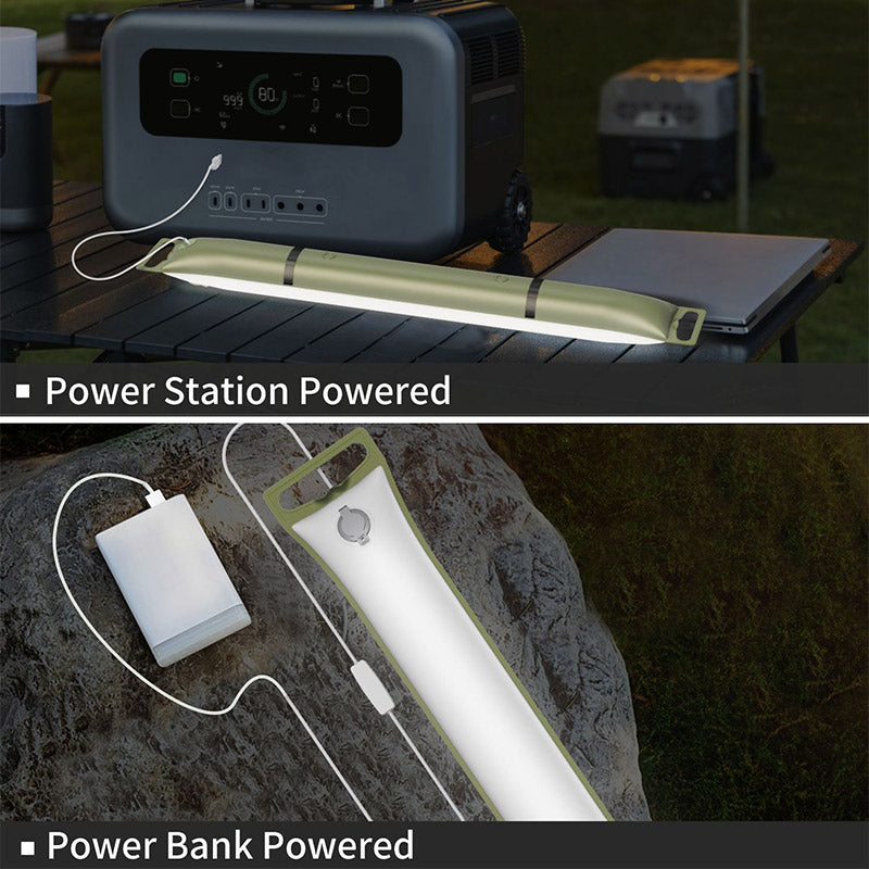 🌿💧Rechargeable LED Inflatable Camping Tube Light