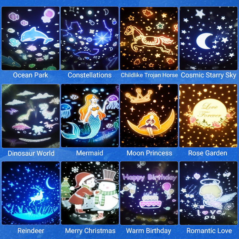 Bluetooth Night Light Projector for Girls