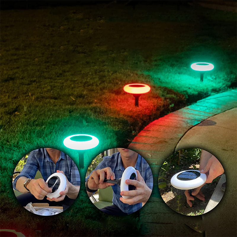 Outdoor Solar Sensor Lights for Garden & Lawn