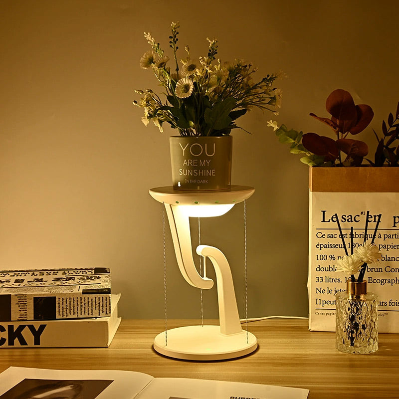 Creative Bedroom Floating Fast Wireless Charging Ambient Light