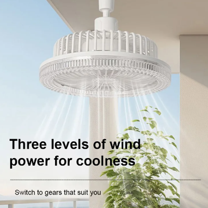 🍃E27 360° Rotating Ceiling Fan with Remote Control