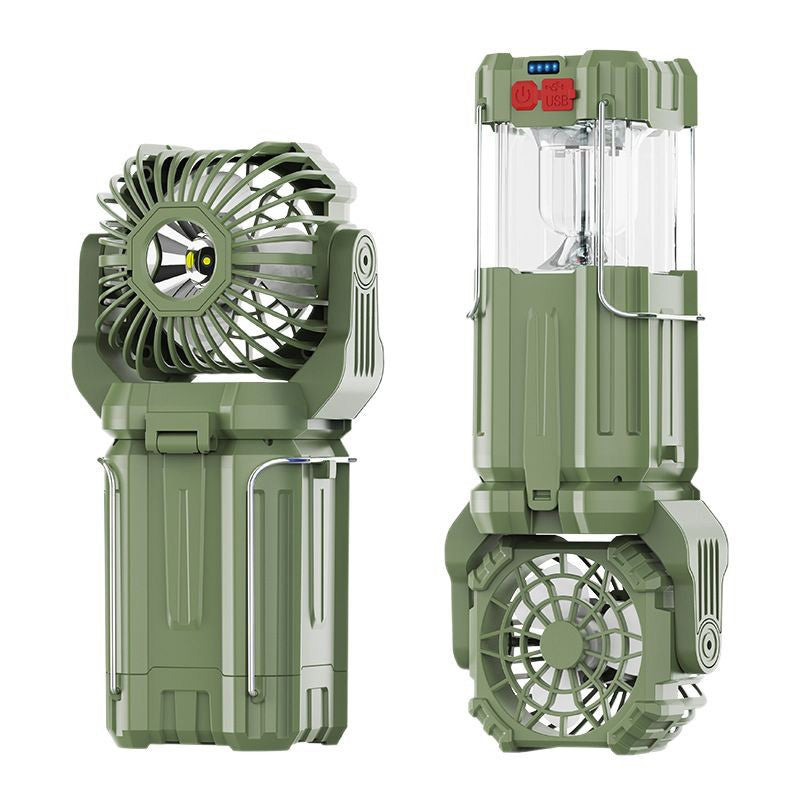 💡Solar LED Strong Light Outdoor Fan Lantern🔋