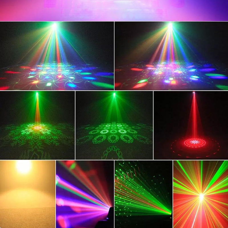 🔥Intelligent Music Beat Voice-activated Laser Ambient Light