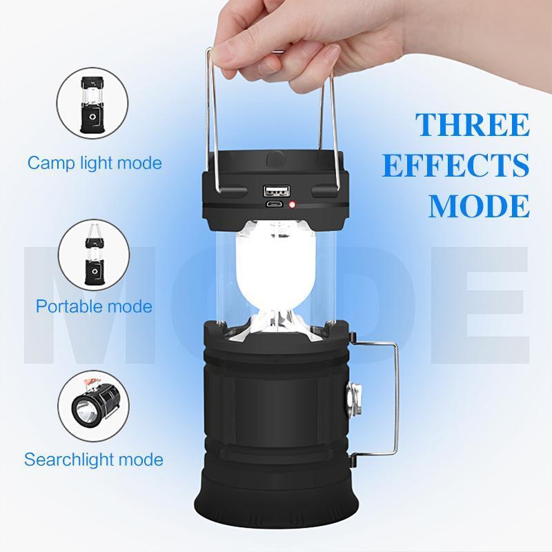 🔥Hot Sale Offers-3-in-1 LED Flame Camping Lantern