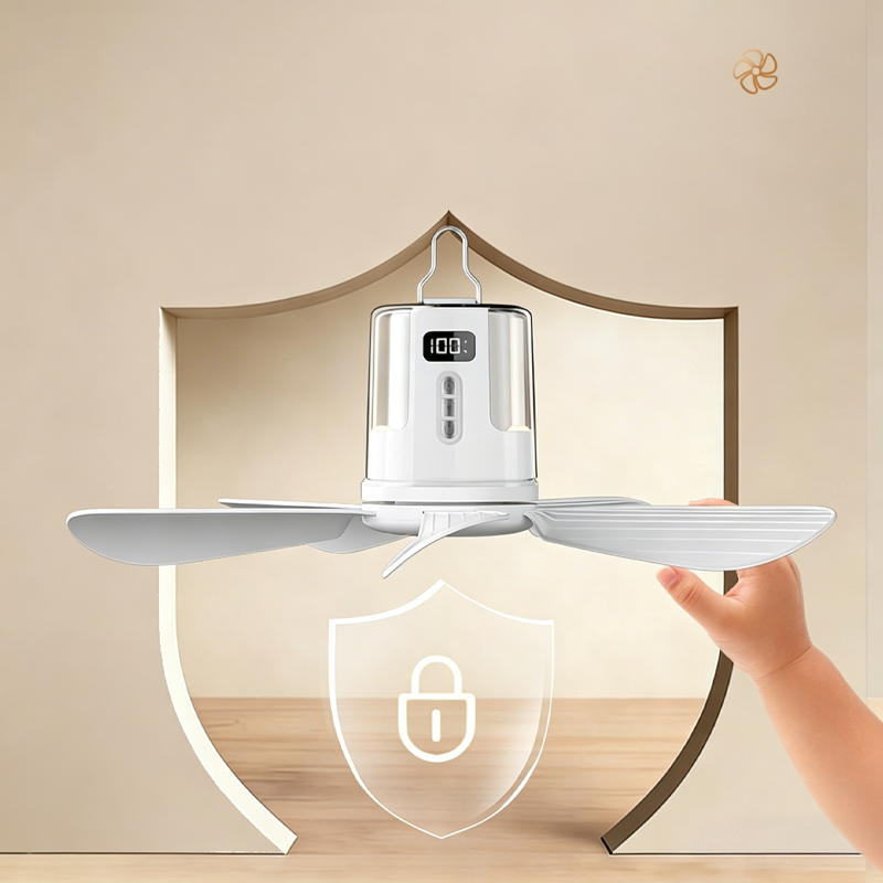 Portable Ceiling Fan with Remote Control