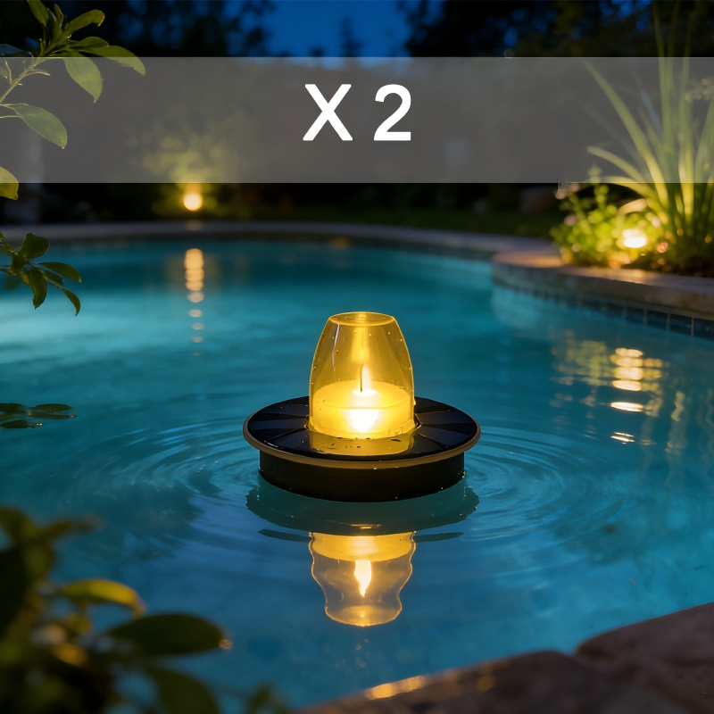 Solar Floating Pool Candle Light