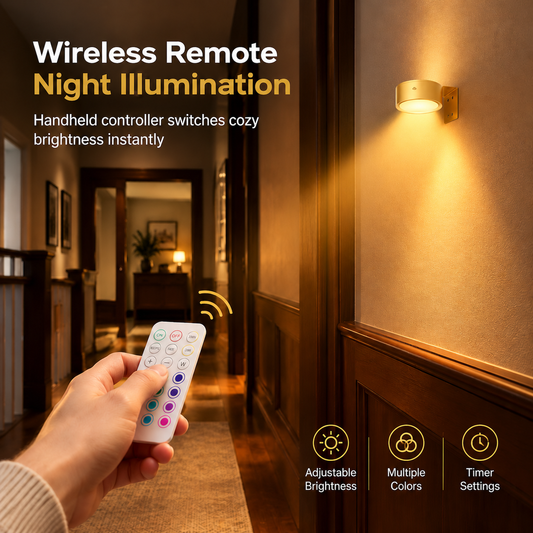 LED Puck Lights with Remote Control Battery Operated RGB Color Changing Under Cabinet Lighting Push Tap Night Light for Kitchen Closet Bedroom