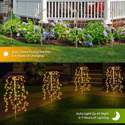 🌈 Solar Garden Lights Outdoor Decor