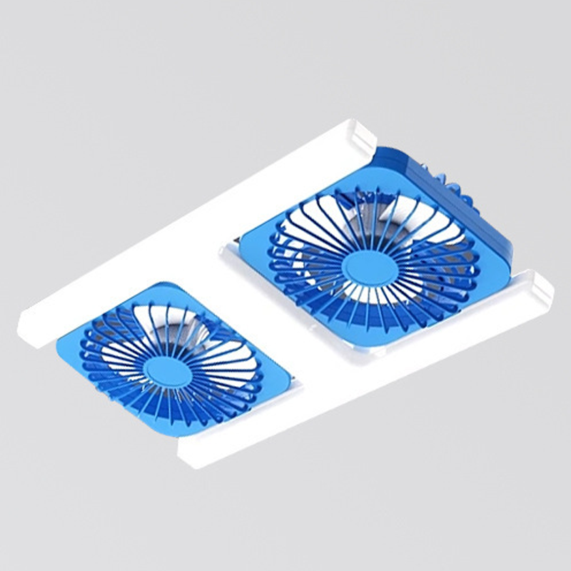 💡 2-in-1 LED Ceiling Fan Light – Dual Cooling, Ultra Bright, Tool-Free Install 🌀