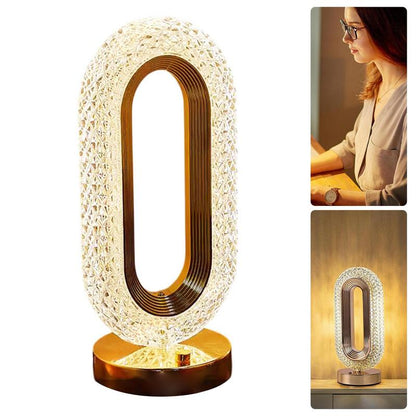 🎅50K+ SOLD! 🎁✨Rechargeable Luxury Crystal LED Night Light Lamp