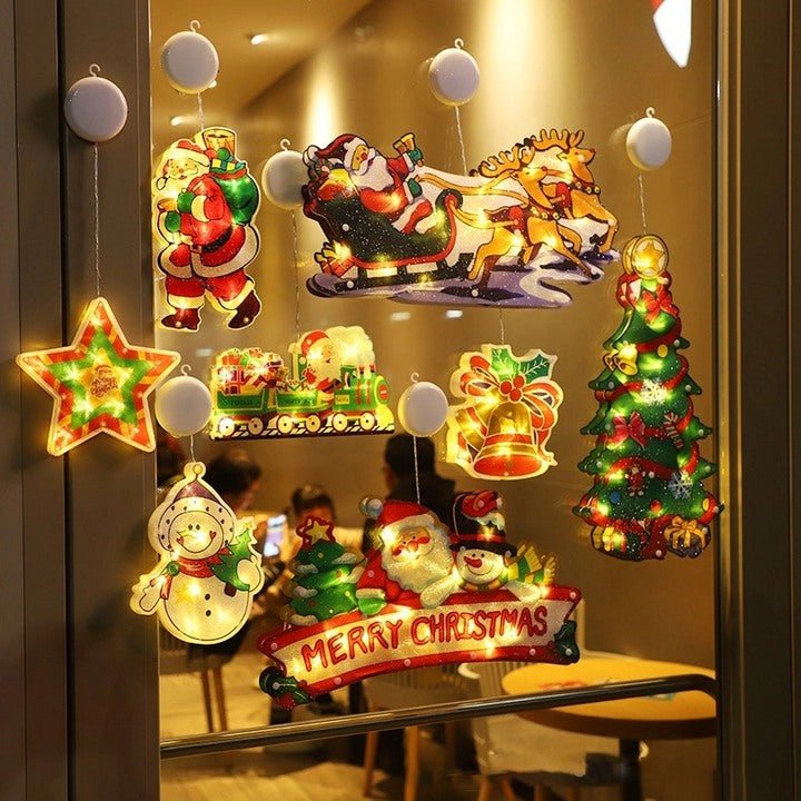 🎄CHRISTMAS PRE-SALE 🎄Christmas Window Hanging Lights