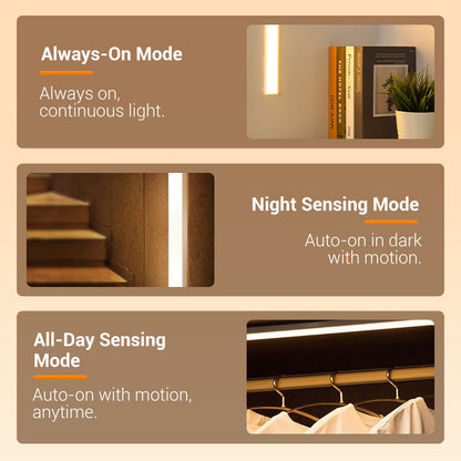 🔥LED Smart Magnetic Human Body Sensor Light
