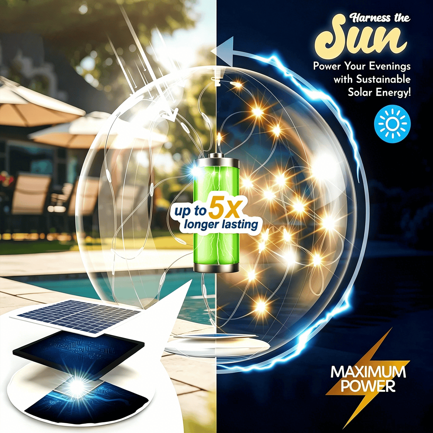 💕Floating Outdoor Solar Decorative Light🌙