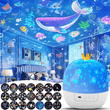 🎃👻 Children's Night Light Projector With 21 Films 🔋Type-C charging