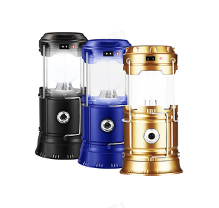 Solar Powered Retractable Camping Light