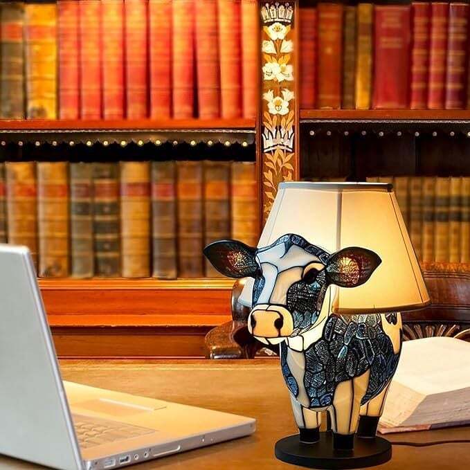 🔥 ANIMAL COW TABLE LAMP