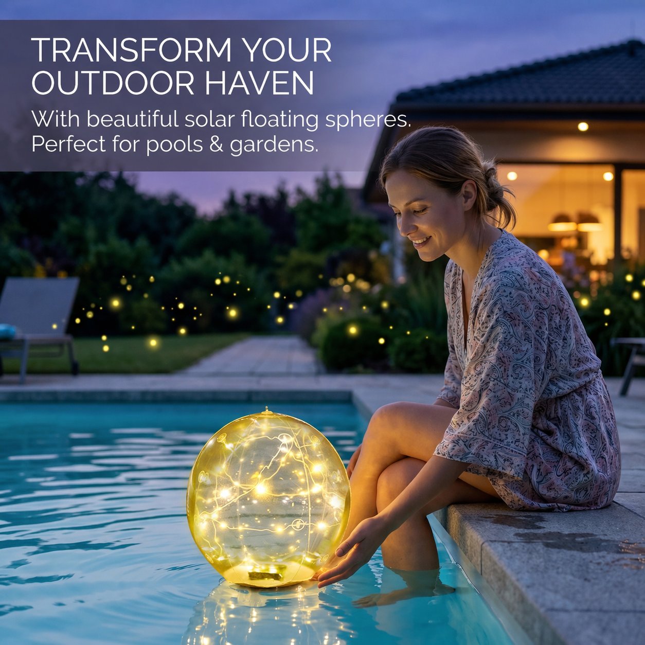 💕Floating Outdoor Solar Decorative Light🌙