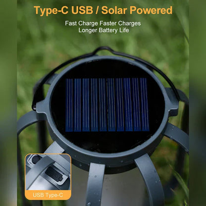 ✨4 Modes Solar Lantern Outdoor Light