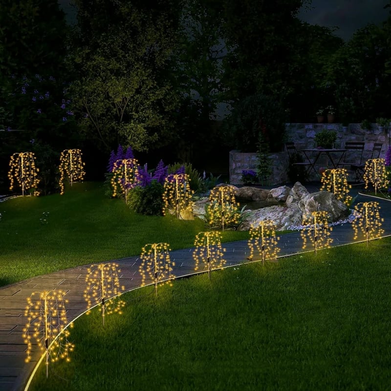 🌈 Solar Garden Lights Outdoor Decor