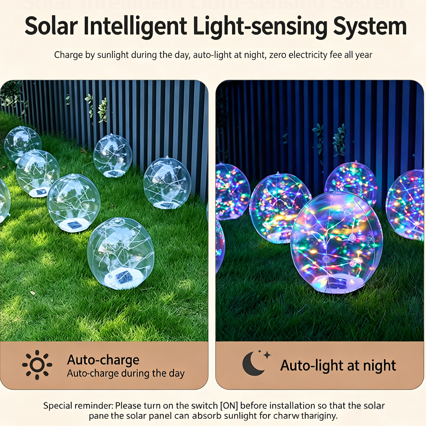💕Floating Outdoor Solar Decorative Light🌙