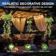 💎SOLAR-POWERED HANGING MILAN GRASS LIGHT! 💎 Lifelike Foliage, Auto On/Off & IP65 Waterproof ✨