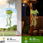 💎SOLAR-POWERED HANGING MILAN GRASS LIGHT! 💎 Lifelike Foliage, Auto On/Off & IP65 Waterproof ✨
