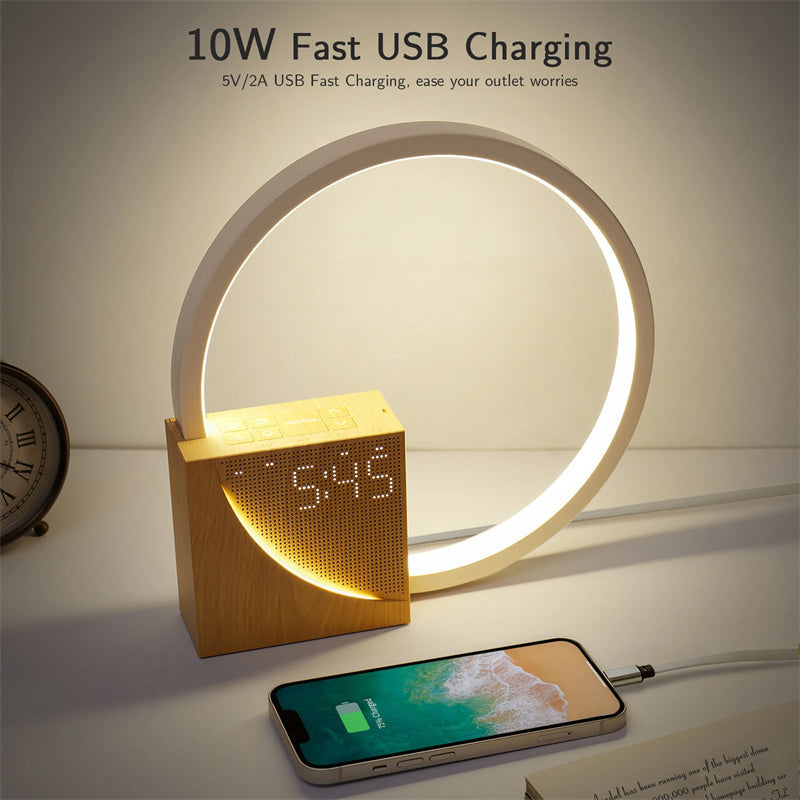 Touch Control Bedside Alarm Clock Light