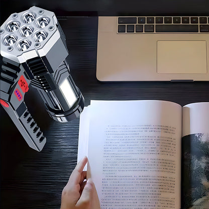 Outdoor Emergency Bright Flashlight with Portable Handle