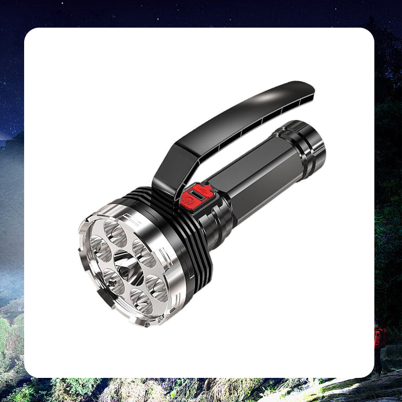 Outdoor Emergency Bright Flashlight with Portable Handle