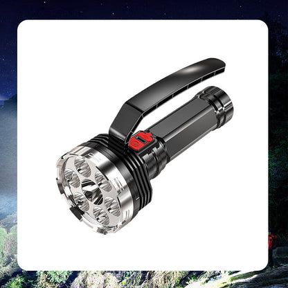 Outdoor Emergency Bright Flashlight with Portable Handle