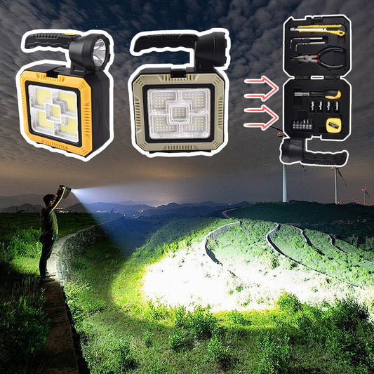 🔦🧰 Super Bright Handheld Spotlight Flashlight with Toolkit
