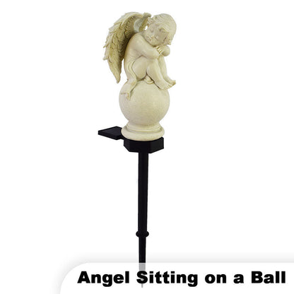 💞👼NEW HOT SALE 💞Solar-Powered Angel Statue Garden Decor Lights