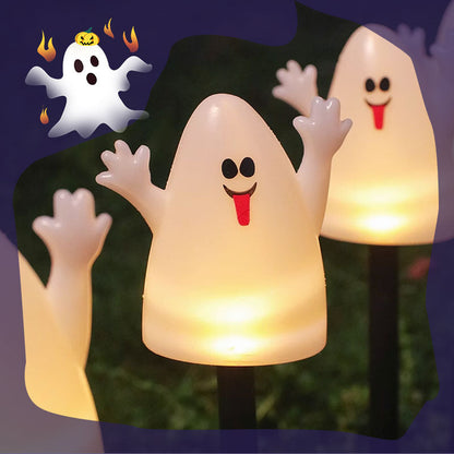 Halloween Pumpkin Garden Stake Solar Light