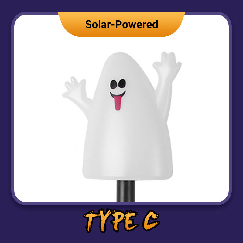 Halloween Pumpkin Garden Stake Solar Light