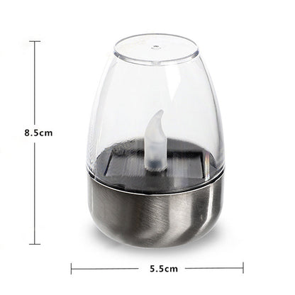 Solar-powered LED Candle Light Lamp