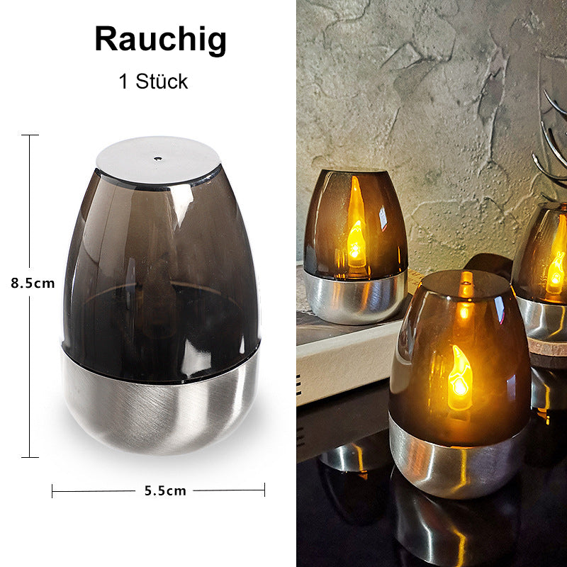 Solar-powered LED Candle Light Lamp