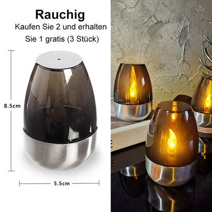 Solar-powered LED Candle Light Lamp