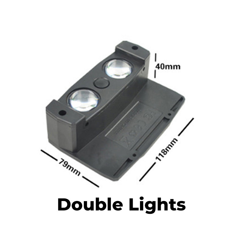Waterproof Solar Fence Lights for Outdoor Decor