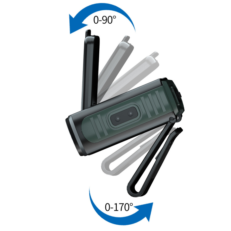 LED Clip-On Hat Light with Stepless Dimming & Motion Sensor