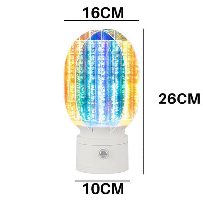 Rotating Romantic Aurora Night Lamp