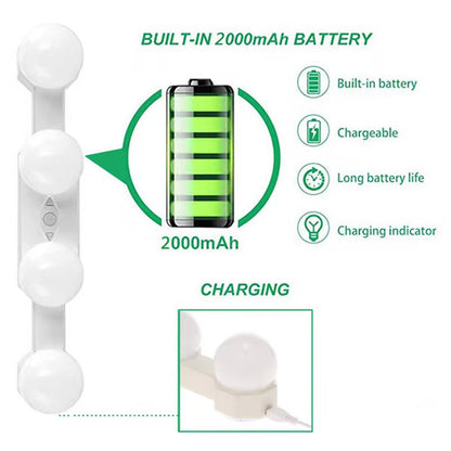Portable LED Makeup Light with Suction Cup