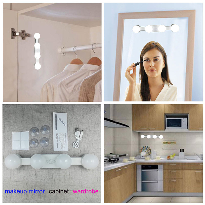 Portable LED Makeup Light with Suction Cup