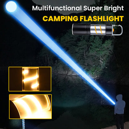 🔥 Multifunctional Super Bright USB Rechargeable Camping Flashlight