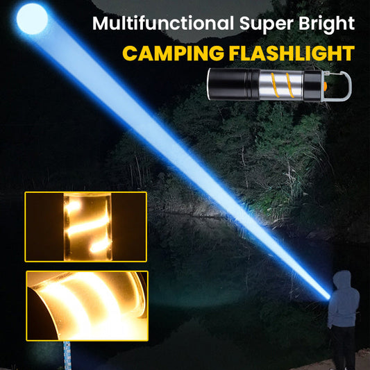 🔥 Multifunctional Super Bright USB Rechargeable Camping Flashlight