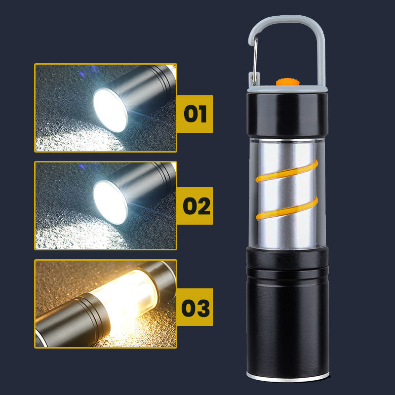 🔥 Multifunctional Super Bright USB Rechargeable Camping Flashlight