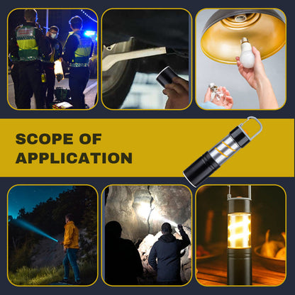 🔥 Multifunctional Super Bright USB Rechargeable Camping Flashlight